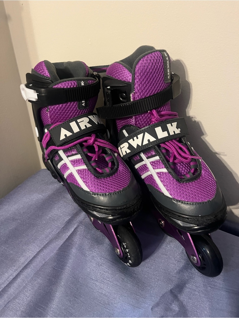 Airwalk Kids Purple and Black Adjustable Inline Skates